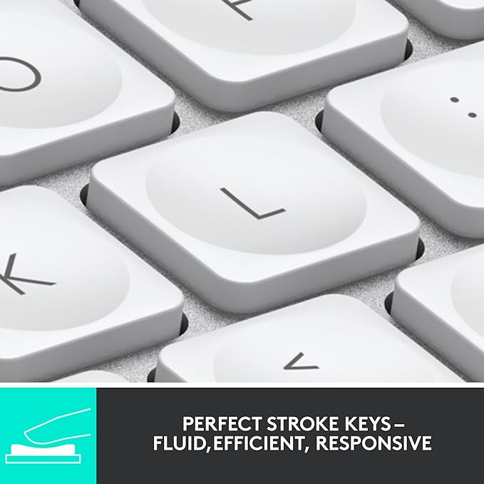 Logitech MX Keys Mini for Mac Minimalist Wireless Keyboard, Backlit Keys - Image 4