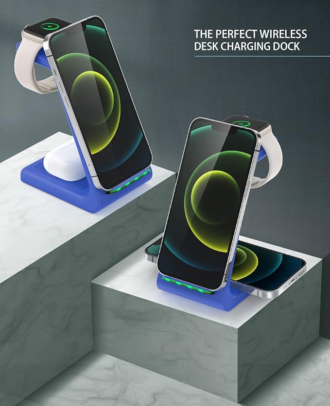 3 in 1 Wireless Charging Station, 2026 Upgraded Fast Desk Charger Station - Image 7