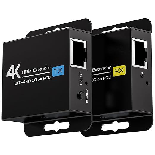PVBCTCSID 4K HDMI Extender Over CAT6/7 4K30Hz Upto 131ft/40m 1080P Upto by PVBCTCSID
