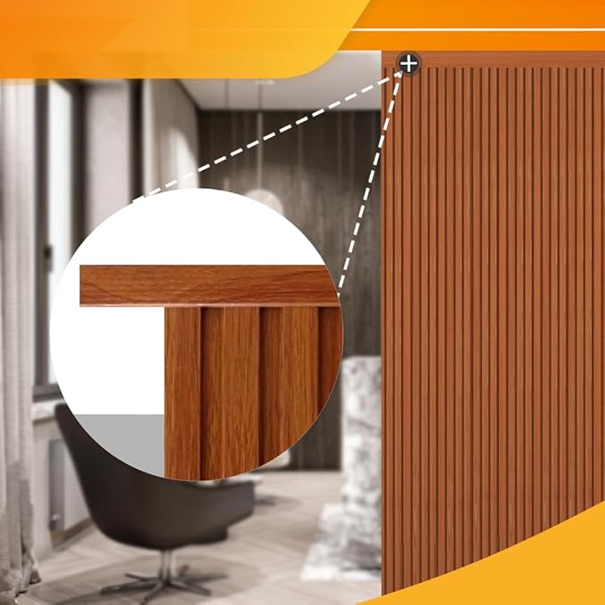 OUZUGIE 8-Pack 57 Inches, WPC Slat Wall Panel Trim, Corner Guard - Image 5