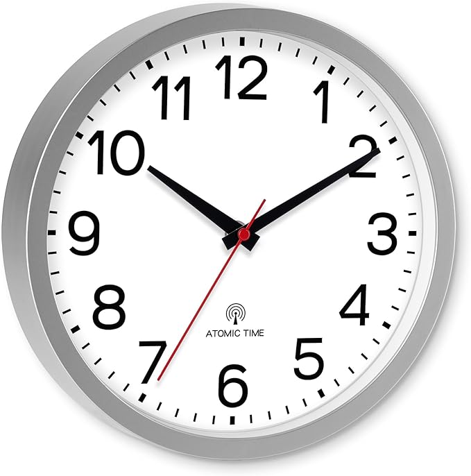 AKCISOT Atomic 10 Inch Wall Clock Analog Clocks by Akcisot