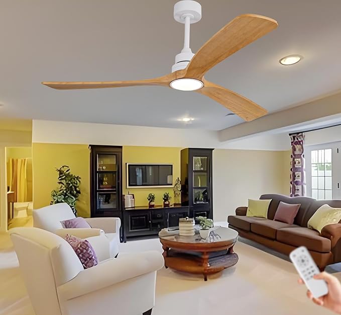Gaizw Ceiling Fans with Lights and Remote Control, 60 Inch Ceiling Fan with by Unknown