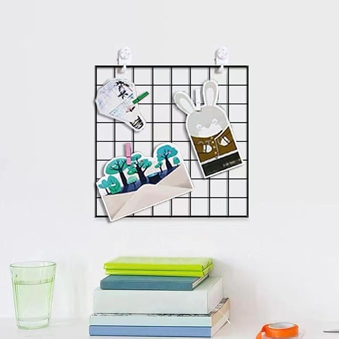 Feadily 4 Pack Metal Grid Wall Board Including 1 Hook Rack, Photos & Pictures - Image 7