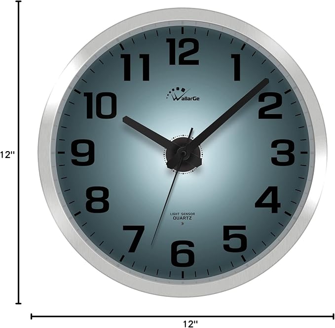 WallarGe Night Light Wall Clock - Image 10