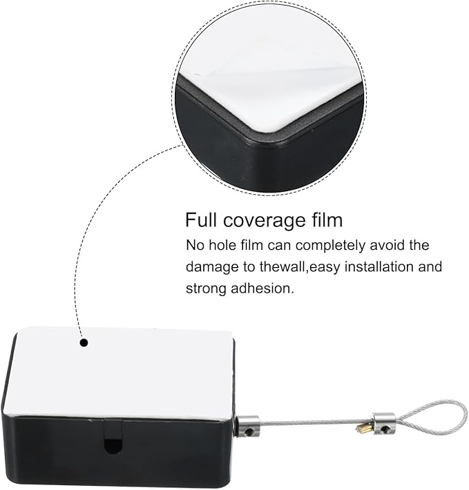 MECCANIXITY Punch Free Automatic Sensor Door Closer 78.7" Retractable Cable Lock - Image 4