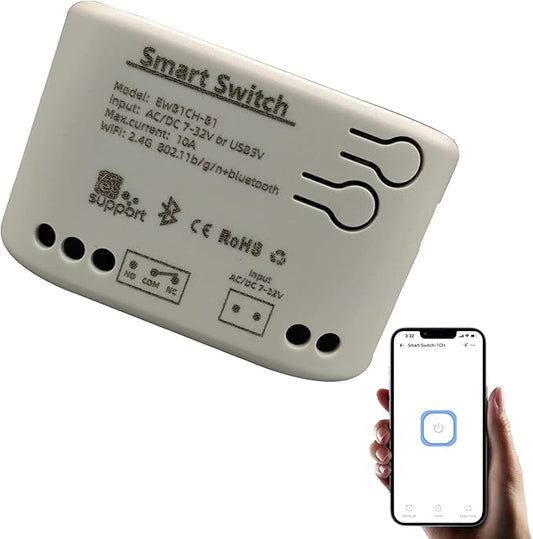 Newgoal Smart Switch Momentary/Latching WiFi Relay, eWeLink App Bluetooth by Newgoal