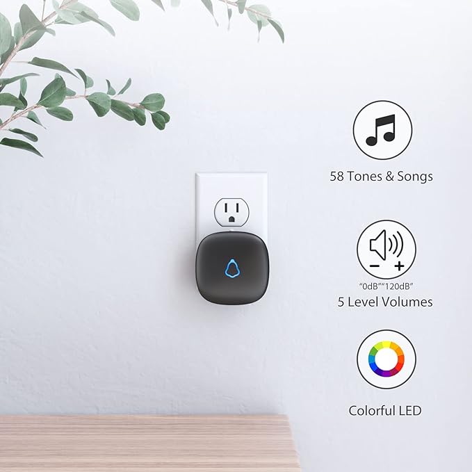 METAK Door Chime, Wireless Door Open Contact Sensor Alarm - Image 6