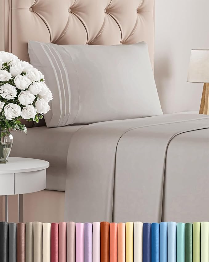 Twin XL Size 3 Piece Sheet Set by CGKUnlimited