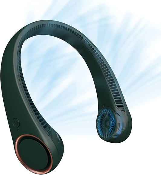 CIVPOWER Neck Fan: Portable Personal Neck Cooling Rechargeable Bladeless Fan by CIVPOWER