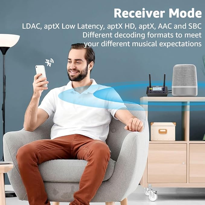 1Mii B03Pro+ Bluetooth 5.3 Transmitter Receiver Certified LDAC - Image 3