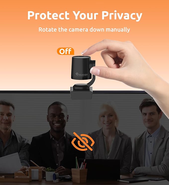 TOUCAN 1080P Webcam with Microphone, FHD Streaming Camera with 1080P/60fps - Image 7