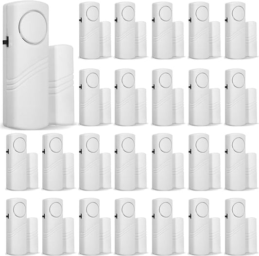 Xuhal 24 Pcs Door Window Alarm for Home Security Bulk Wireless Door Sensors by Xuhal