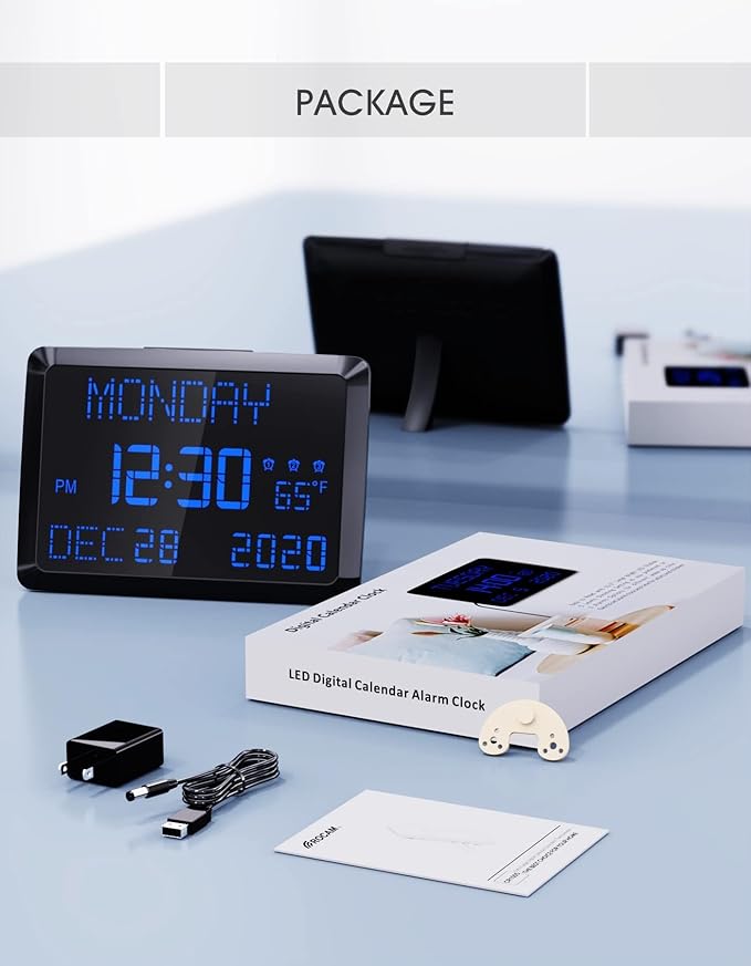 11.5" Large Display Digital Calendar Clock - Image 8