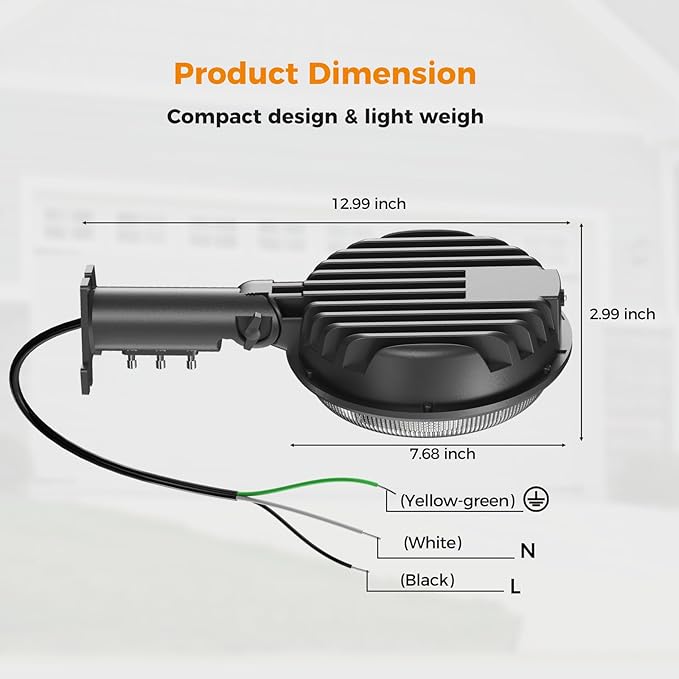 AIKVSXER 200W LED Barn Light 30000LM Dusk to Dawn LED Outdoor Area Security - Image 9