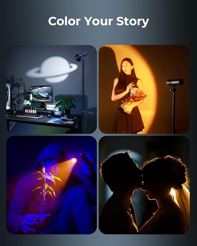 SMALLRIG RGB LED Photography Flashlight, 7500mAh Aluminum Alloy Patterned - Image 8