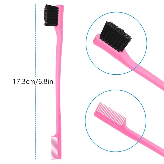 6Pack Double Sided Edge Control Hair Brush Professional Edge Control Hair Brush - Image 6