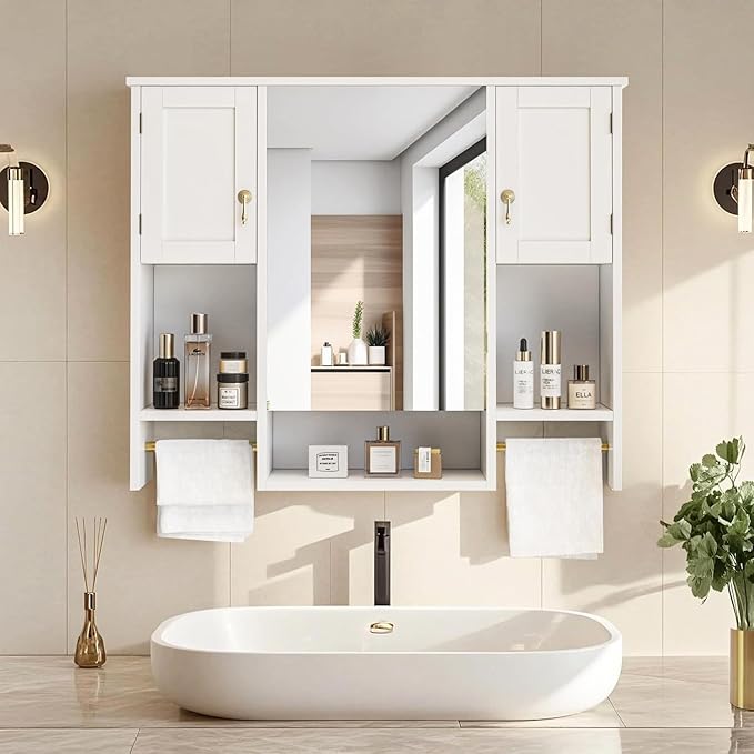 VECELO Bathroom Wall Cabinet by VECELO
