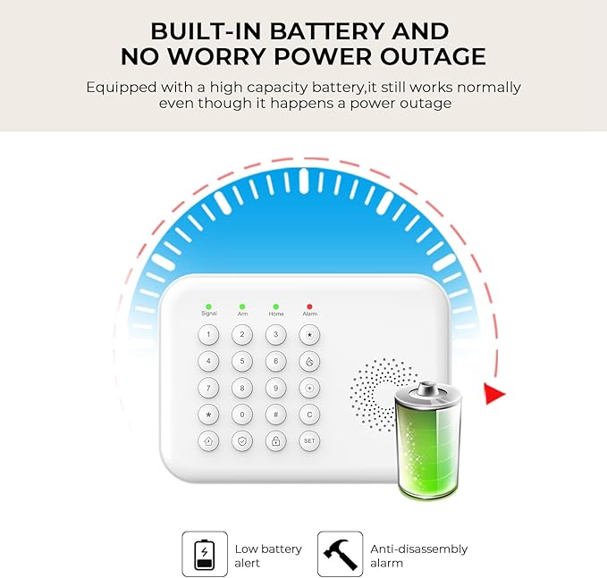 PGST Home Security Alarm System, Smart Home Alarm System - Image 8