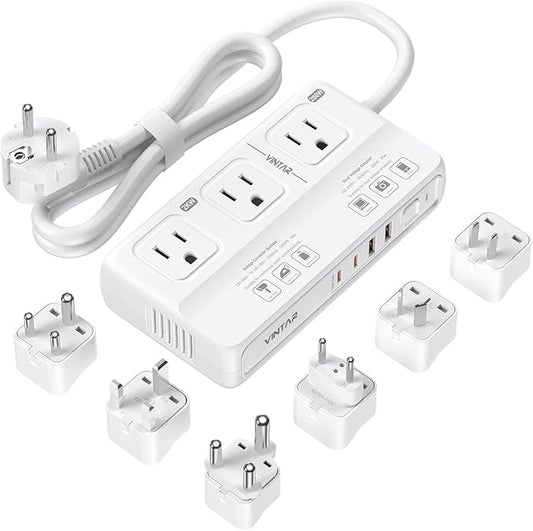 220V to 110V Voltage Converter, VINTAR 2000W Universal Travel Adapter Voltage by VINTAR