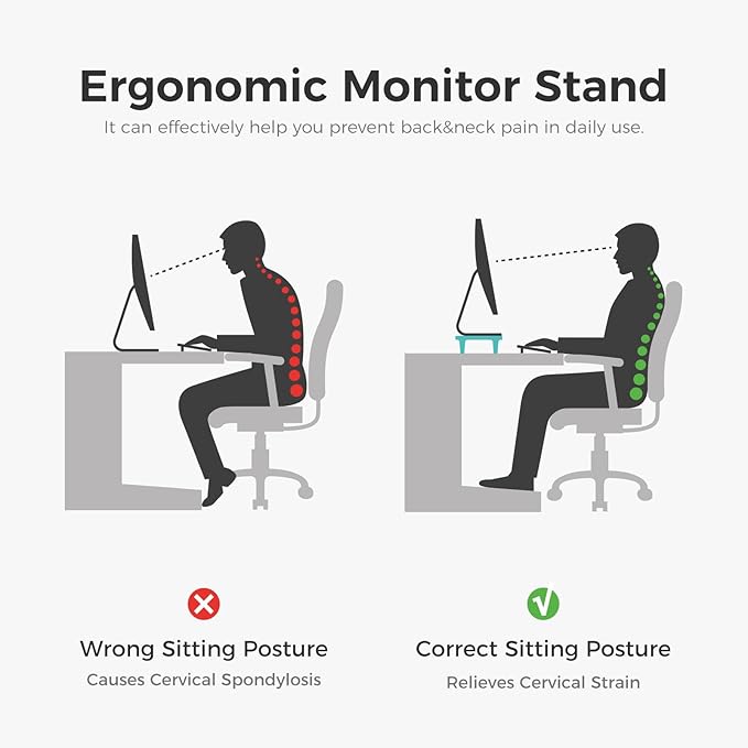 loukin Dual Monitor Stand Riser - Image 6