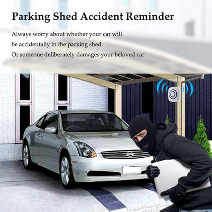 Wireless Driveway Alarm Door Chimes, Business Smart Infrared Visitor Doorbell - Image 6