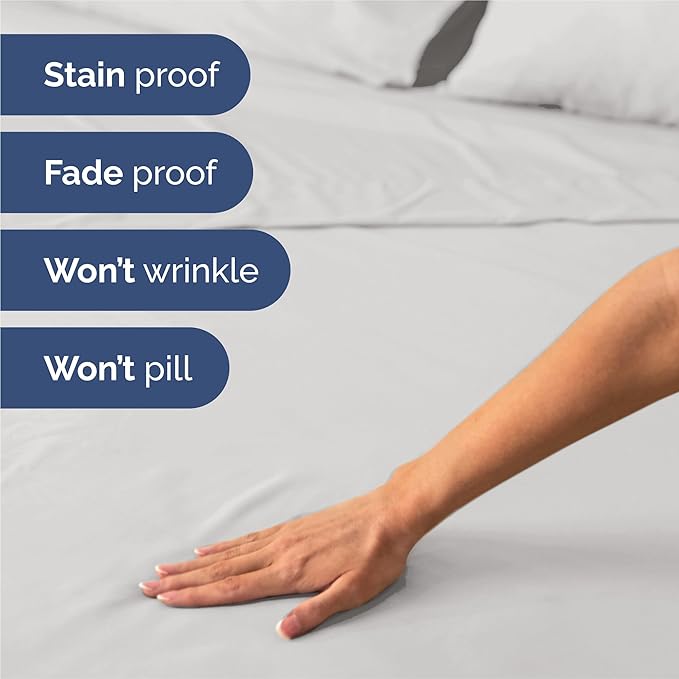 Split King Size 5 Piece Sheet Set - Image 5