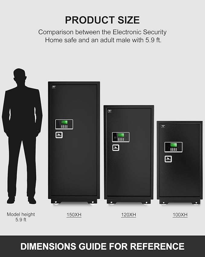 【US STOCK】TIGERKING 7.2 Cubic Feet Extra Large Heavy Duty Safe Box, Home Safe - Image 8