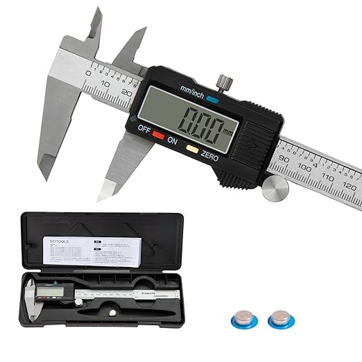 SCITOOLS Digital Caliper 0-6" Measuring Tool by SCITOOLS