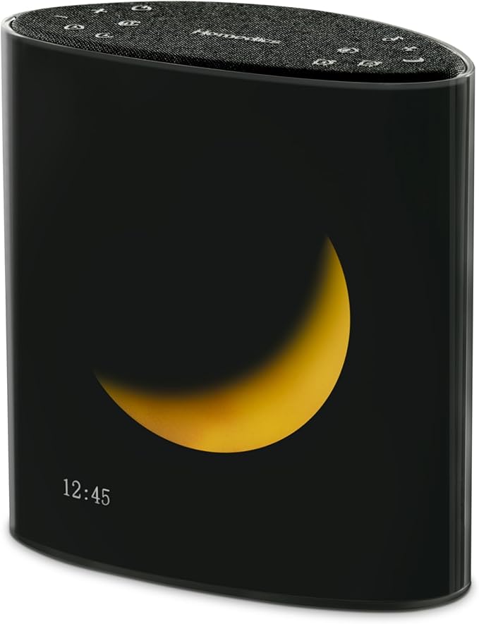 Homedics Sound Sleep Moon Dream Sound Machine and Alarm Clock, Enhance Sleep by Homedics