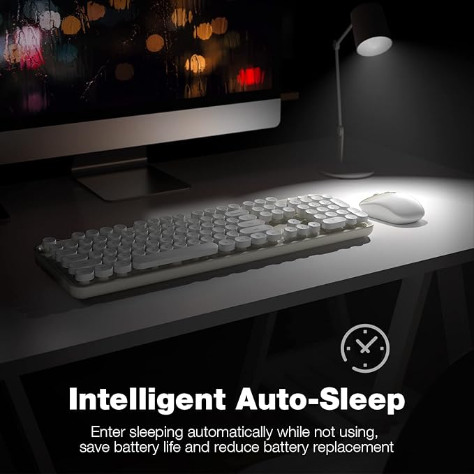 MOFII Wireless Keyboard and Mouse Combo, Computer Full Size 2.4G Plug and Play - Image 3