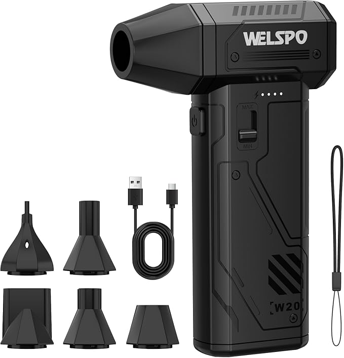 Welspo Compressed Air Duster 260000RPM Super Power Electric Air Duster by Welspo