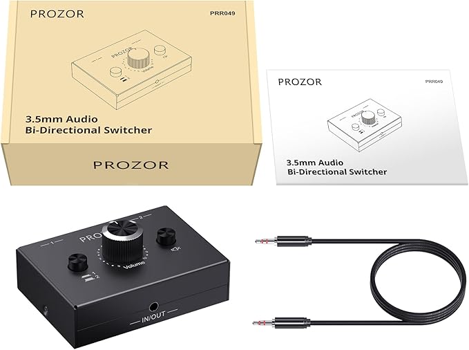 PROZOR 3.5mm Audio Bi-Directional Switcher - Image 8