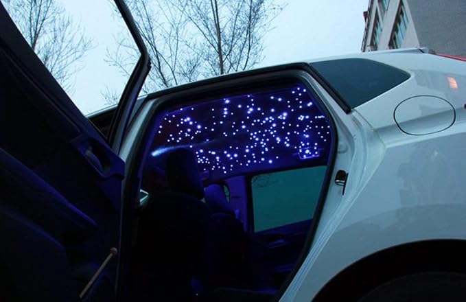 AZIMOM 6W Bluetooth/APP Control RGBW Fiber Optic Lights Star Ceiling Kit Sensor - Image 8