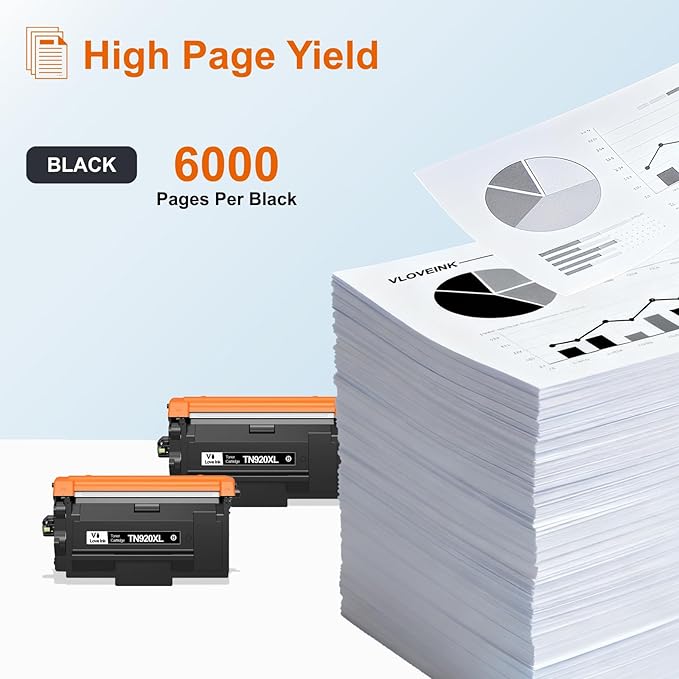 VLOVEINK TN920XL TN920 Toner Cartridge Compatible - Image 2