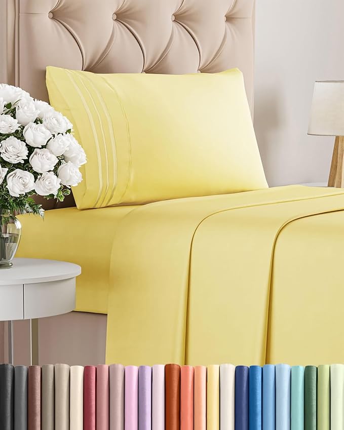 Twin XL Size 3 Piece Sheet Set by CGKUnlimited