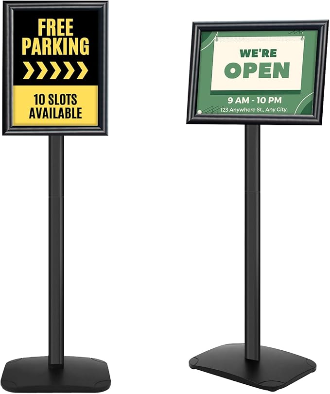 Heavy Duty Pedestal Sign Holder by Mutualsign