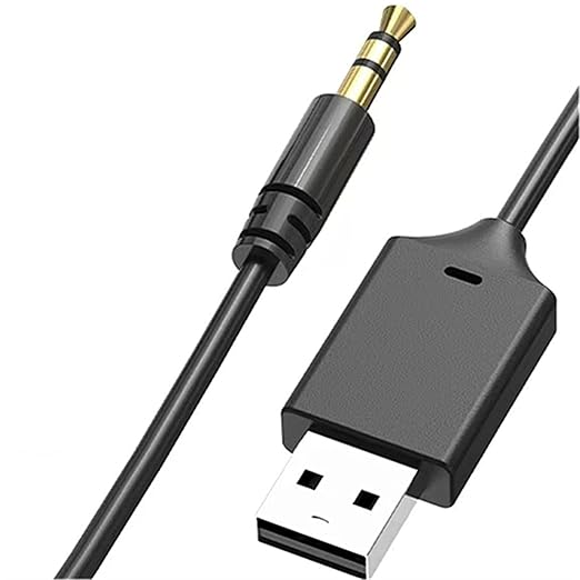 AUX Bluetooth 5.4 Receiver, Auxiliary Audio to Bluetooth 5.4 Adapter, 3.5mm by Gentechvvybuy