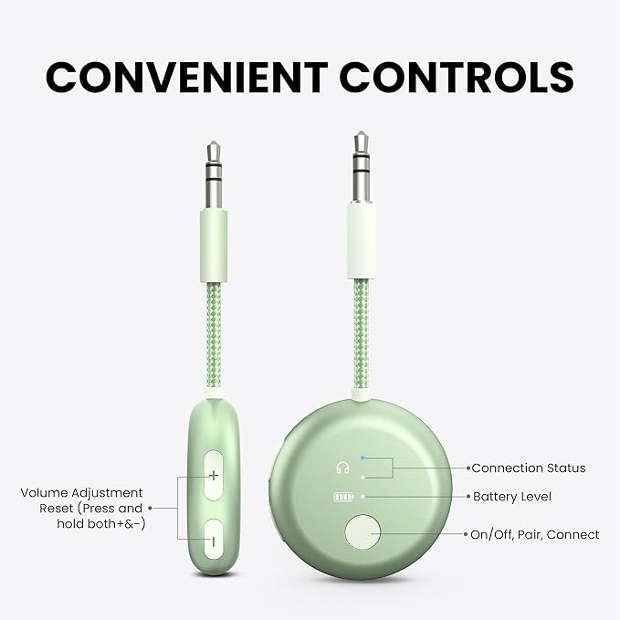 Avantree SoundJet R1 – 25Hr Airplane Bluetooth Adapter - Image 6