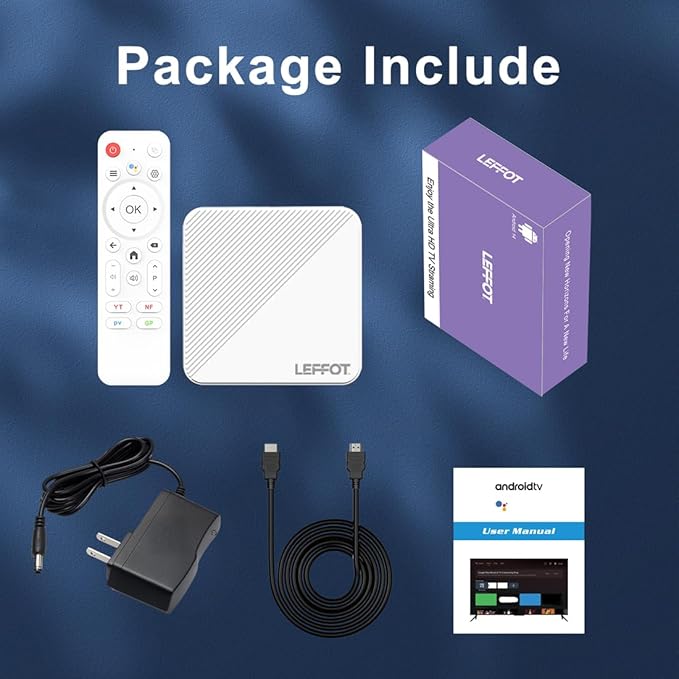Android 14.0 TV Box 2025, LEFFOT H313 4K Ultra HD Streaming Device - Image 9