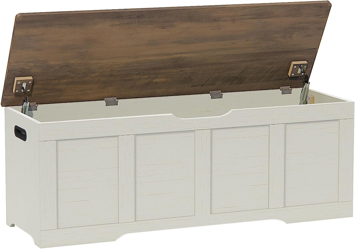 timberer 47.2" storage chest extra large storage bench, main product view