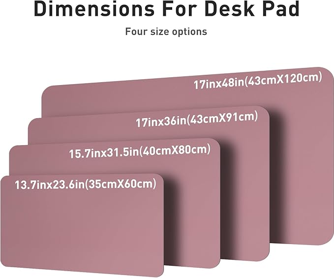 Aothia Leather Desk Pad Protector, Mouse Pad, Office Desk Mat, Non-Slip PU - Image 8