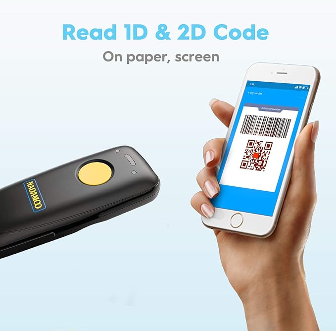 NADAMOO 2D Wireless Barcode Scanner Compatible - Image 5