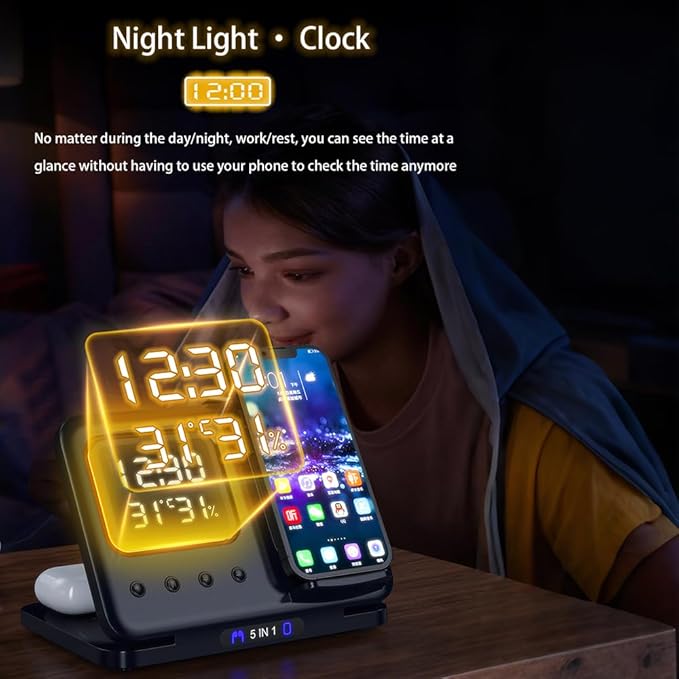 AYI 5in1 Multi Functional Wireless Charging Station - Image 4