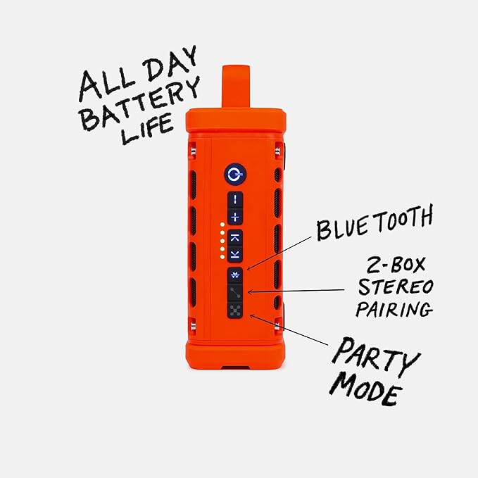 Turtlebox Ranger: Loud! Outdoor Portable Bluetooth 5.4 Speaker | Rugged - Image 3