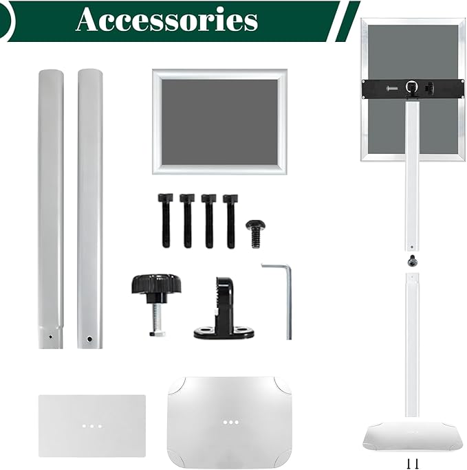 Mutualsign 3Pcs Heavy Duty Pedestal Sign Holder - Image 6
