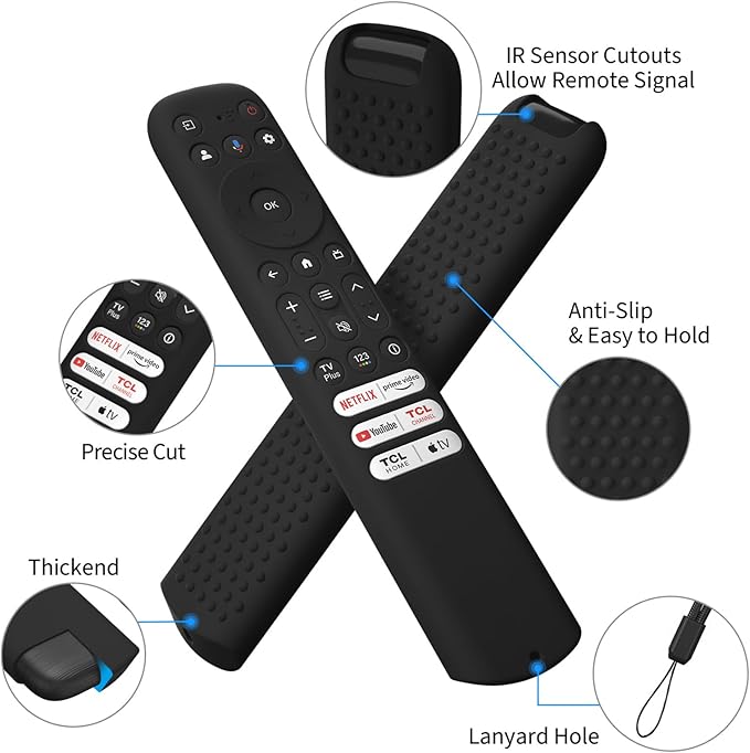 Hi Color Silicone Cover for TCL RC813 FMB1/RC923/RC902V Remote Protective Case - Image 2