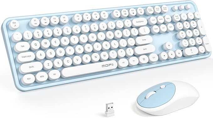 MOFII Wireless Keyboard and Mouse Combo, Computer Full Size 2.4G Plug and Play by MOFII