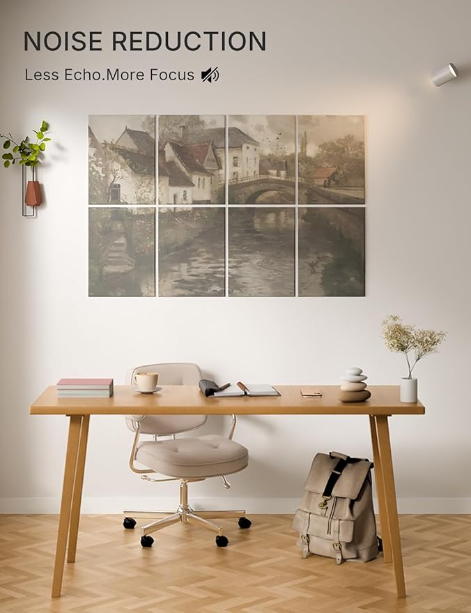 Wall Art Acoustic Panels, Decorative Sound Absorbing Panels - Image 2