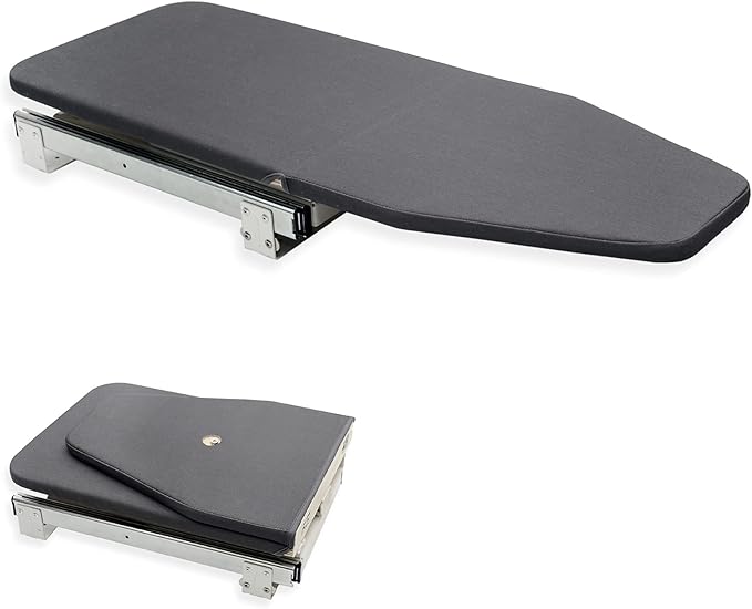 AKOZLIN Retractable Pull Out Ironing Board Closet Sliding Out Swivel Iron Board - Image 2