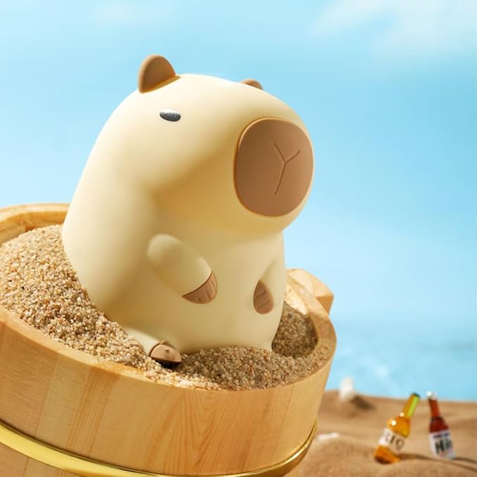 ATSUI Cute Capybara Night Light, LED Squishy Novelty Animal Lamp, Food Grade - Image 9